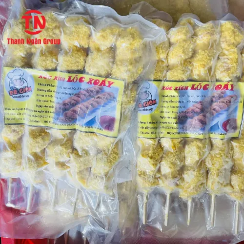 Xúc Xích Lốc Xoáy Tẩm Bột Dr.Giòn