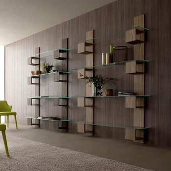 Kệ Trang Trí Gỗ Công Nghiệp Mặt Kính Cỡ Lớn KT-26