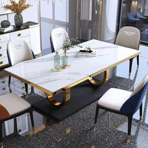 Bàn ăn mặt đá B36