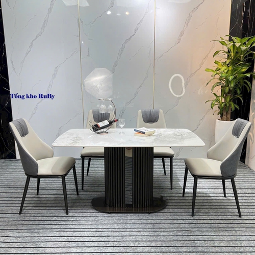 Bộ bàn ăn inox 24-100