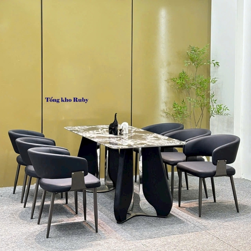 Bộ bàn ăn inox 24-113