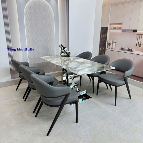 Bộ bàn ăn inox 24-125