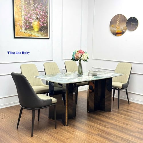 Bộ bàn ăn inox 24-148