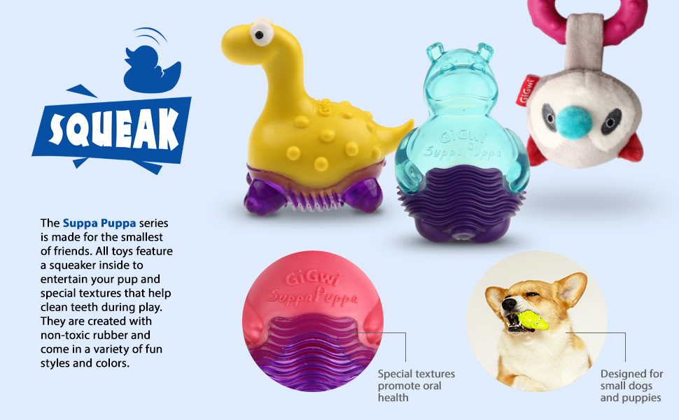 Đồ chơi chó mèo Gigwi Suppa Duppa