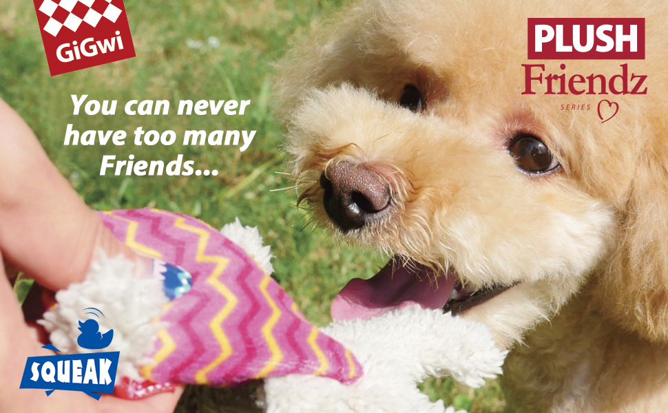 Đồ chơi chó mèo Gigwi Plush Friendz