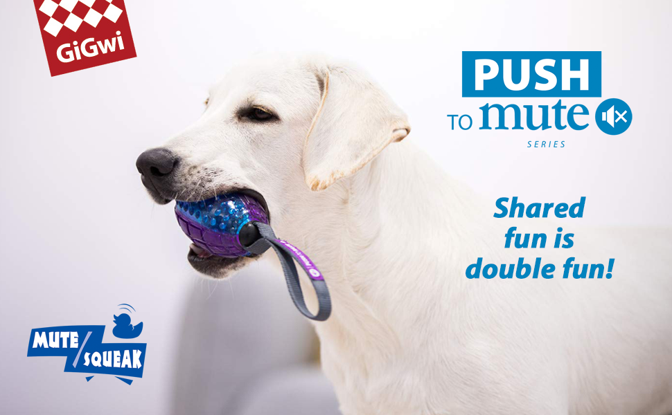 Đồ chơi chó mèo Gigwi Push to Mute