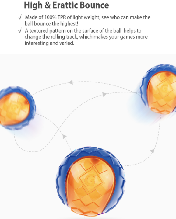 G-Ball bóng nảy cho chó - Gigwi đồ chơi chó mèo