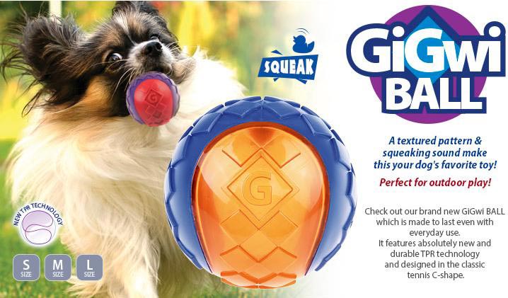 G-Ball bóng nảy cho chó - Gigwi đồ chơi chó mèo