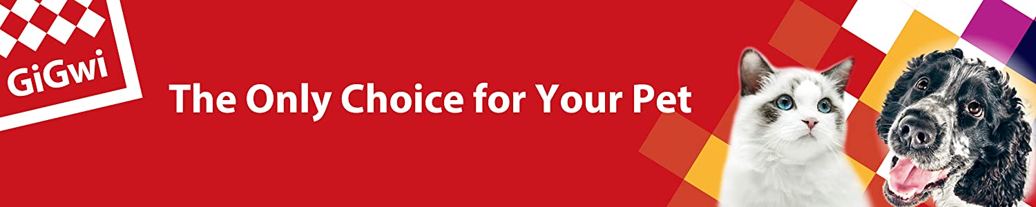 Đồ chơi chó mèo Gigwi vật liệu an toàn chống phá hủy vải bông hữu cơ cho chó mèo