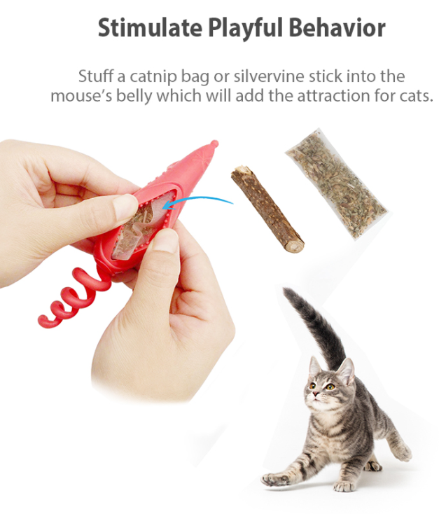 Đồ chơi cỏ mèo cho mèo hưng phấn làm sạch răng miệng treat dispenser chống phá hủy - đồ chơi cho mèo