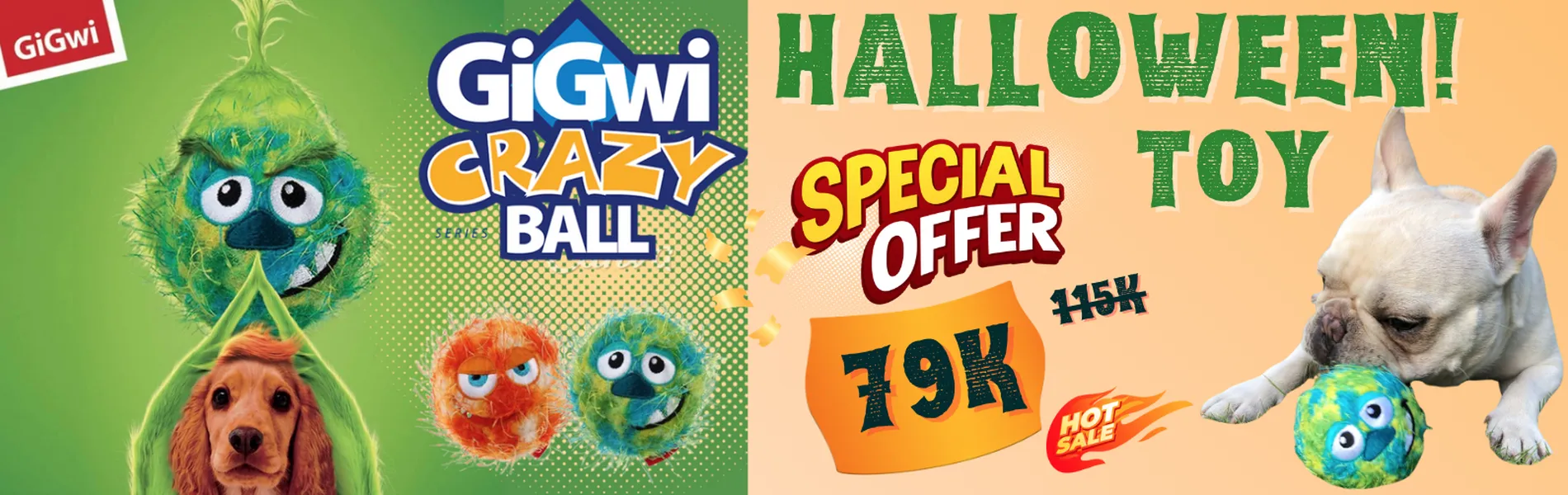 Đồ chơi chó mèo Gigwi Sale ưu đãi