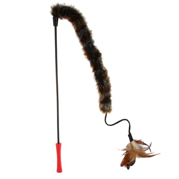 Đồ chơi cho mèo Feather Teaser Đuôi lông vũ
