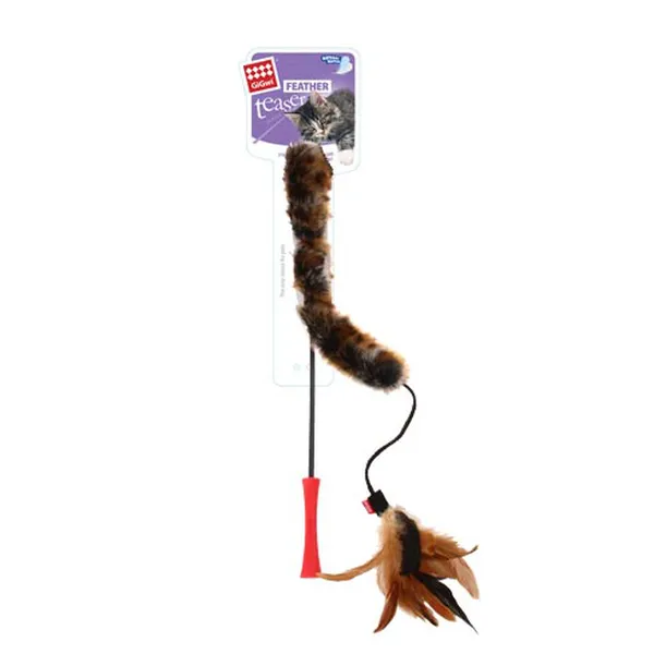 Đồ chơi cho mèo Feather Teaser Đuôi lông vũ
