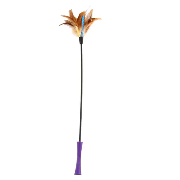 Đồ chơi cho mèo Feather Teaser Đuôi lông vũ ngắn