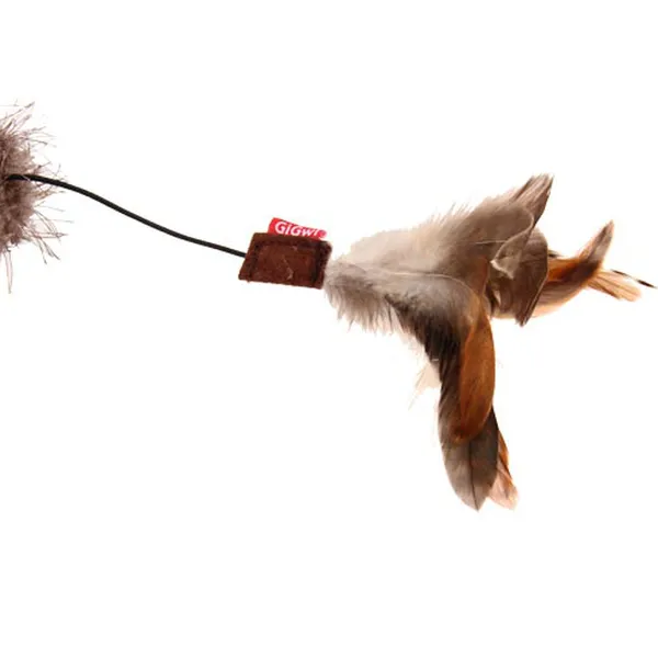 Đồ chơi cho mèo Feather Teaser Đuôi lông vũ quả cầu