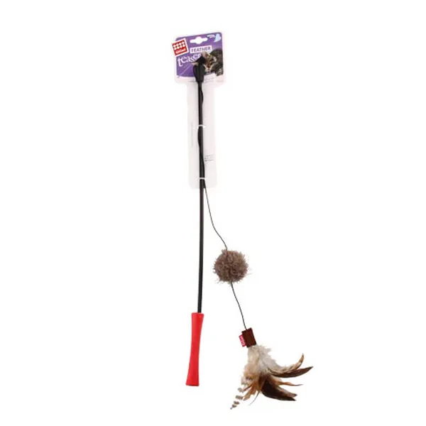 Đồ chơi cho mèo Feather Teaser Đuôi lông vũ quả cầu