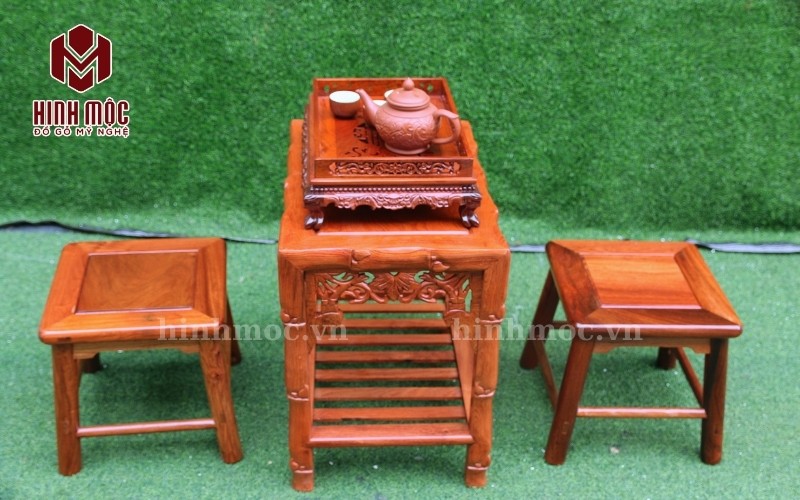 bộ bàn ghế đôn gỗ bộ bàn ghế đôn gỗ