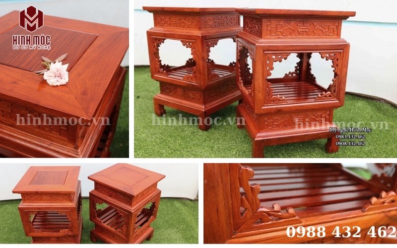 đôn đèn gỗ hương mỹ nghệ hinh mộc đôn đèn gỗ hương mỹ nghệ hinh mộc