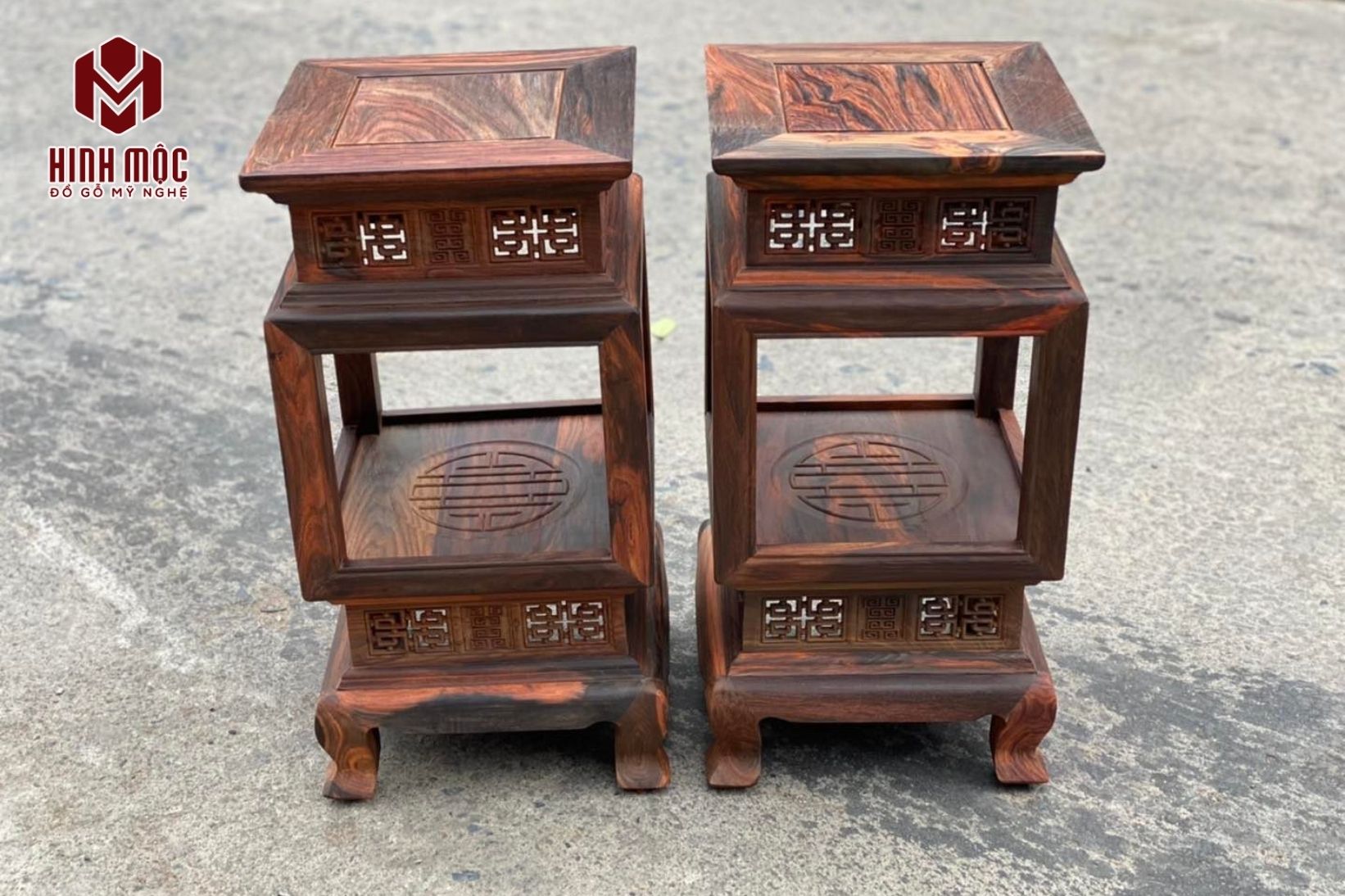 đôn đèn gỗ trắc phần chân đế bản liền đôn đèn gỗ trắc phần chân đế bản liền