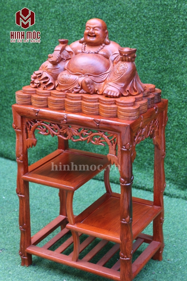 đôn gỗ 3 tầng kê tượng cao 70cm đôn gỗ 3 tầng kê tượng cao 70cm