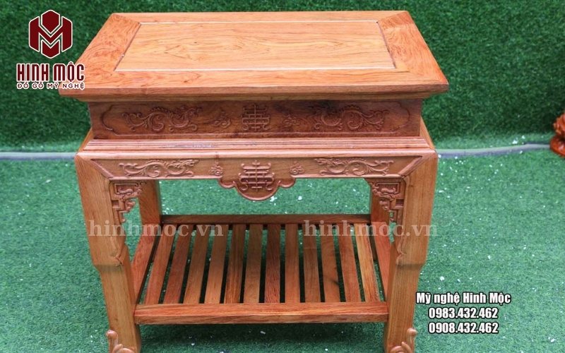 đôn gỗ kê bể cá cao 60 cm, mặt 60x40 đôn gỗ kê bể cá cao 60 cm, mặt 60x40