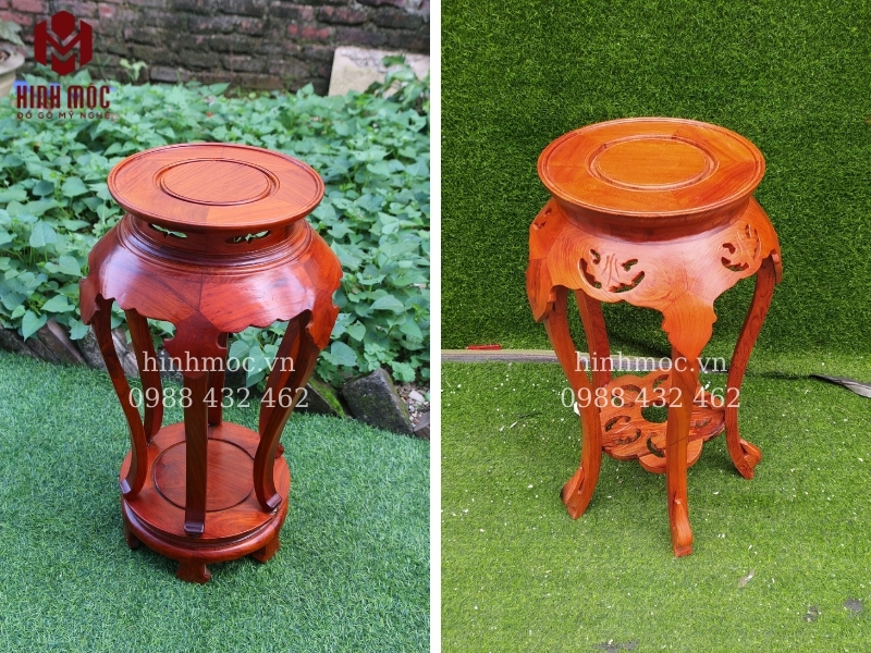 đôn gỗ tròn đôn lá trầu đôn gỗ tròn đôn lá trầu