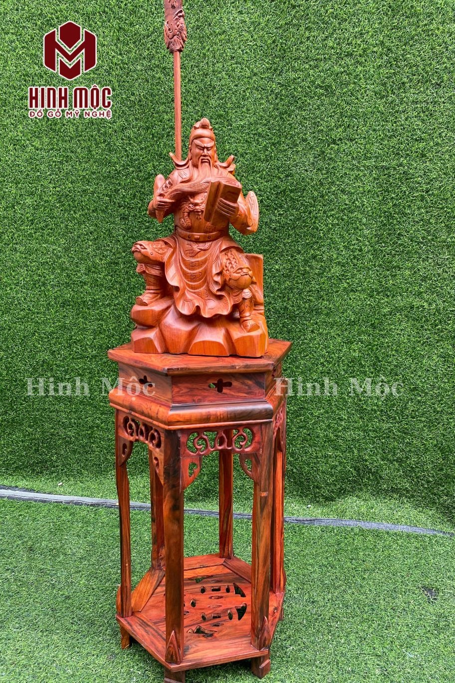 đôn lục giác gỗ trắc 4 đôn lục giác gỗ trắc 4