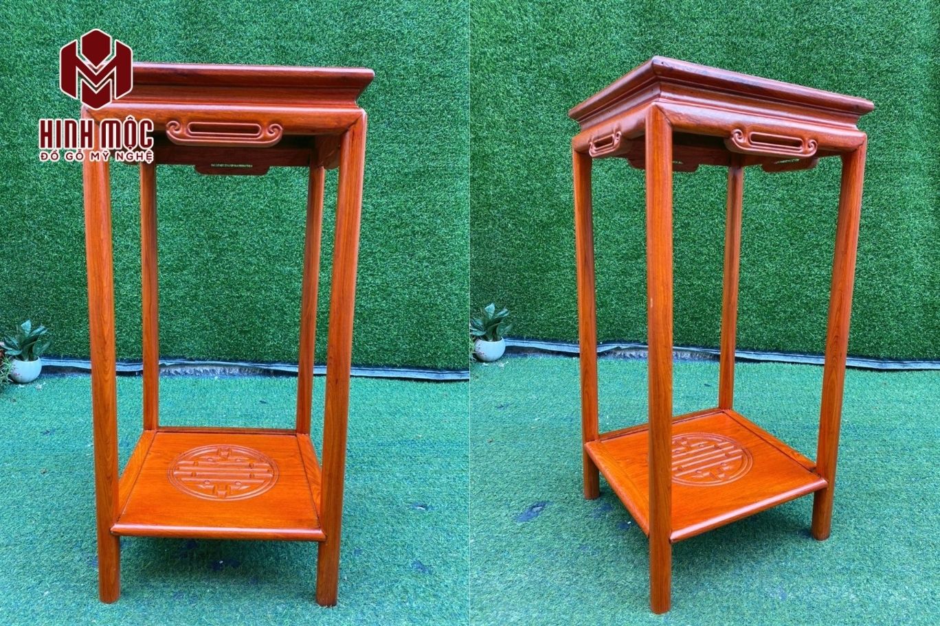 Đôn Tàu gỗ hương vô cùng sang trọng và chắc chắn Đôn Tàu gỗ hương vô cùng sang trọng và chắc chắn
