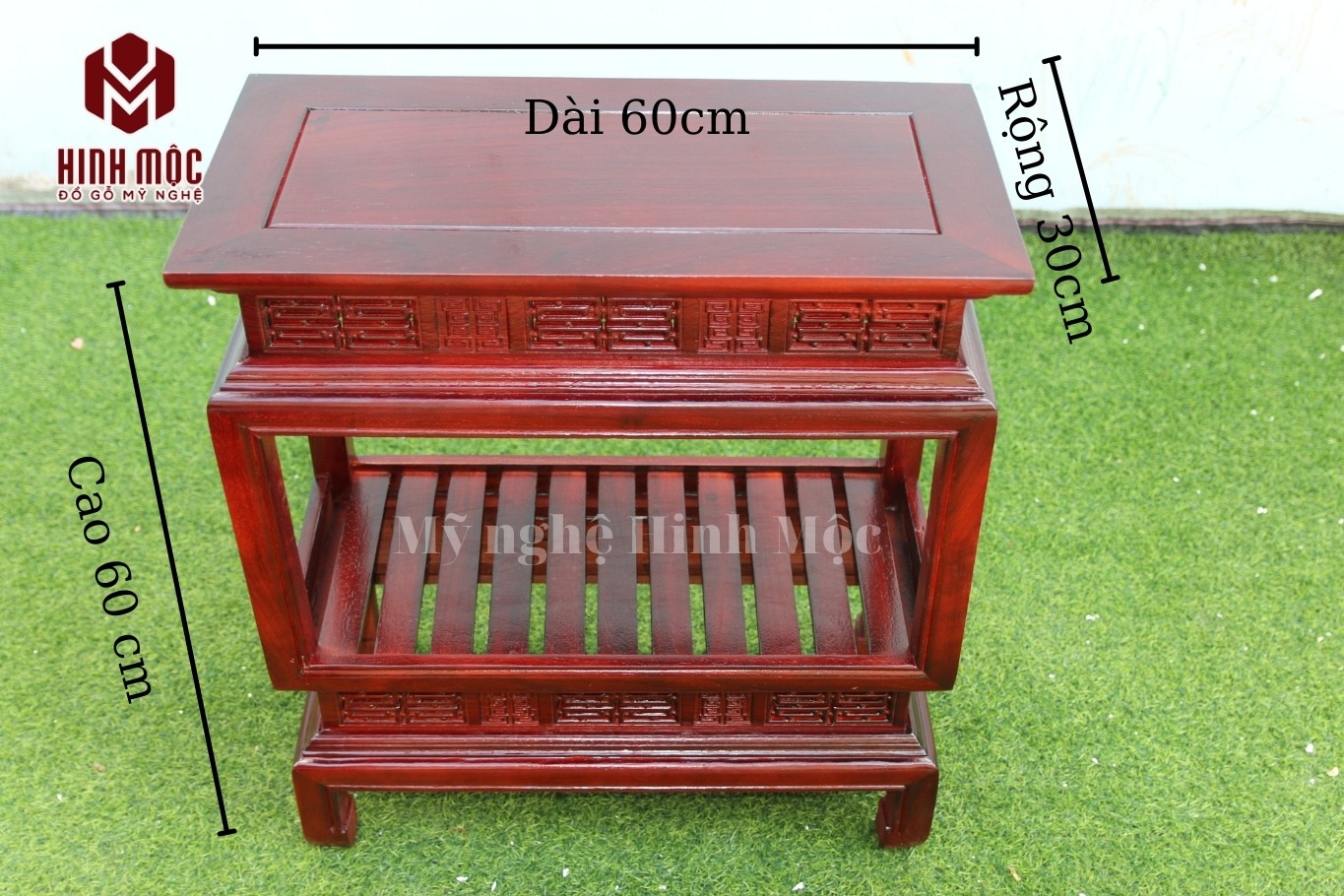 ghế đôn gỗ dài cao 60cm mặt 60x30cm ghế đôn gỗ dài cao 60cm mặt 60x30cm