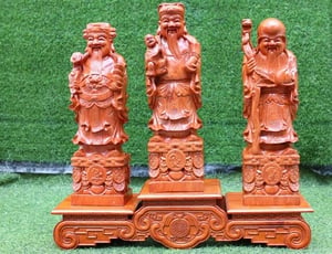 Cách đặt tượng Phúc Lộc Thọ trong chung cư để tượng có hồn và kết nối với gia chủ