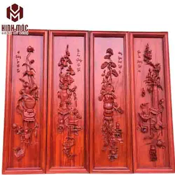 Tranh gỗ tứ bình