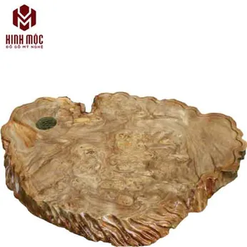 Khay trà gỗ nu nghiến