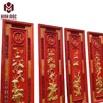 Tranh gỗ vinh hoa phú quý