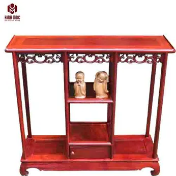 Bàn kê đồ cao 80cm gỗ lim