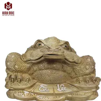 Cóc 3 chân ngang 38cm gỗ xá xị