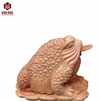 Cóc gỗ gù hương ngang 35cm