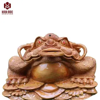 Cóc hoa cúc rộng 47cm gỗ ngọc am