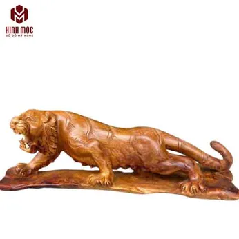 Cọp gỗ hương dài 55cm