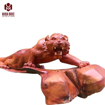 Con cọp gỗ hương dài 85cm