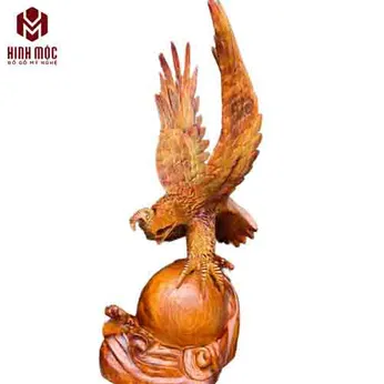 Đại bàng tung cánh cao 60cm gỗ hương