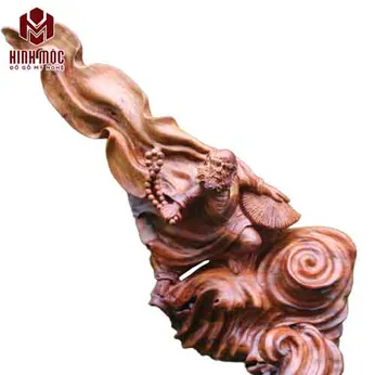Đạt Ma quá hải cao 60cm gỗ hương