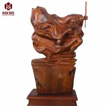 Đạt Ma đánh võ gỗ hương