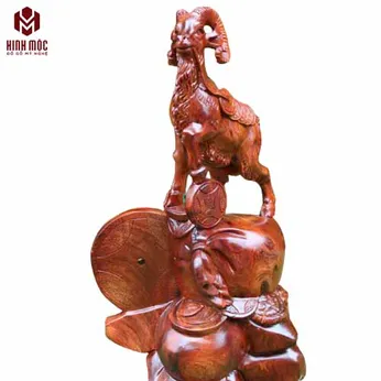 Dê gỗ hương cao 58, ngang 33cm