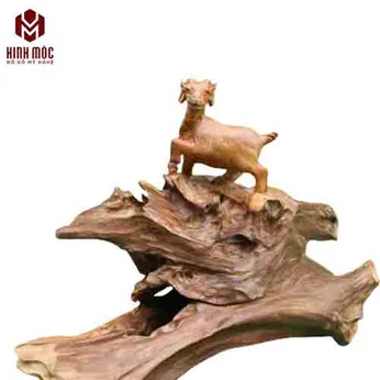 Dê gỗ ngọc am cao 40cm