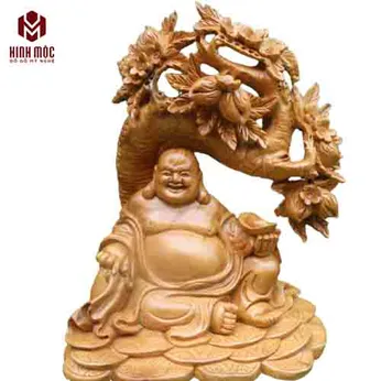 Di Lặc ngồi đào gỗ xá xị