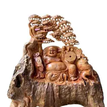 Di Lặc tùng gỗ lũa xá xị