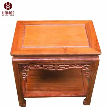 Đôn cao 50cm mặt 35*50cm gỗ hương đá