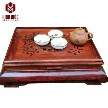 Khay trà gỗ cẩm giá rẻ