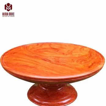 Mâm bồng gỗ hương đá 35cm