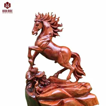 Ngựa nhỏ đứng thong dong gỗ hương